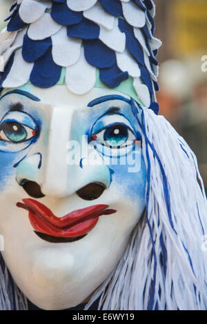 Masque de carnaval, Carnaval de Bâle, le canton de Bâle, Suisse Banque D'Images