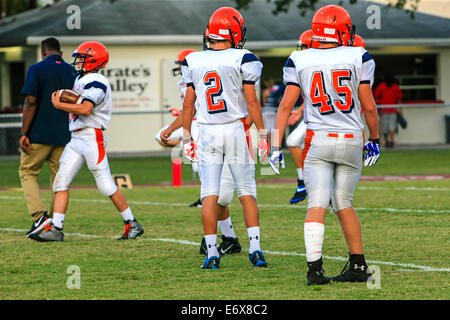 Lemon Bay Junior Varsity équipe de football de Englewood FL Banque D'Images