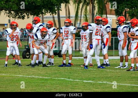 Lemon Bay Junior Varsity équipe de football de Englewood FL Banque D'Images