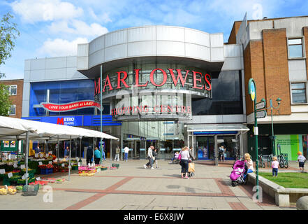 Entrée au centre commercial Marlowes, High Street, Hemel Hempstead, Hertfordshire, Angleterre, Royaume-Uni Banque D'Images