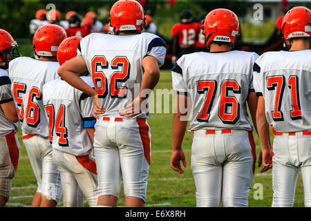 Lemon Bay Junior Varsity équipe de football de Englewood FL Banque D'Images