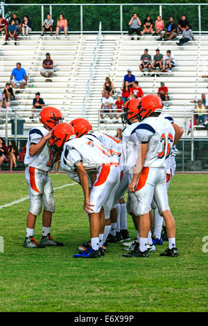 Lemon Bay Junior Varsity équipe de football de Englewood FL Banque D'Images