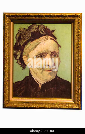 Pays-bas, Nuenen, Village de Vincent van Gogh. Musée Vincenter. Réplique de peinture de sa mère Banque D'Images