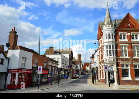 High Street, Old Town, Hemel Hempstead, Hertfordshire, Angleterre, Royaume-Uni Banque D'Images