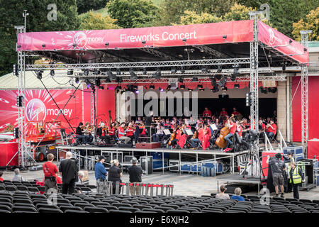 Scottish Chamber Orchestra en répétition pour le concert de Fireworks Festival des Arts d'Édimbourg Banque D'Images