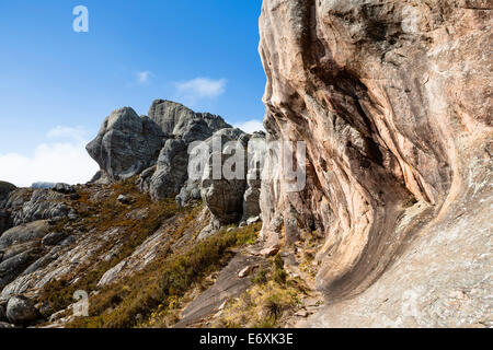 Chaîne de Montagnes de l'Andringitra, Parc National d'Andringitra, Madagascar, Afrique du Sud Banque D'Images