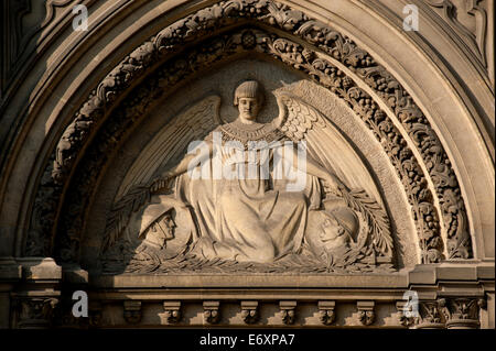 Château-Thierry Église américaine à Château-Thierry, France. Mars 2014 L'église construite à l'aide de fonds américains après WW1 est Banque D'Images