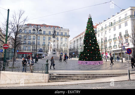 Praca Luis de Camoes, quartier du Chiado, Lisbonne, région de Lisbonne, Portugal, District Banque D'Images