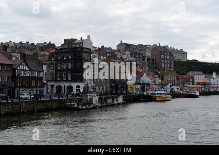 Whitby : Quayside Banque D'Images