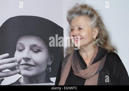 Présentation d'Hanna Schygulla son autobiographie ' Wach auf und traeume ' Literaturhaus à Munich avec Hanna Schygulla : où : Munich, Allemagne Quand : 27 Mars 2014 Banque D'Images