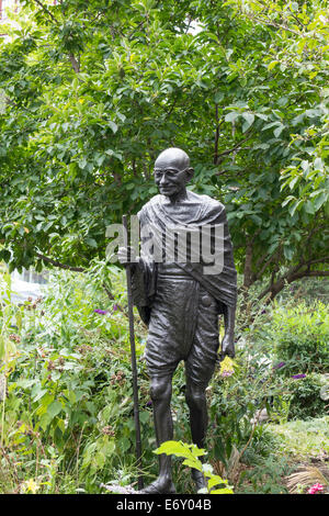 Mahatma Gandhi statue à Union Square à New York City Banque D'Images