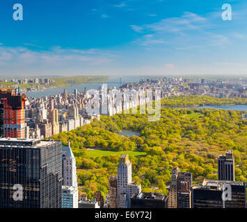 Vue sur Central Park, New York Banque D'Images