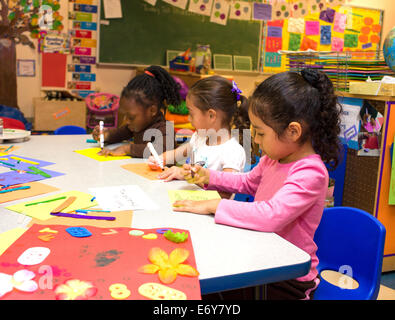 Classe d'âge préscolaire Banque D'Images