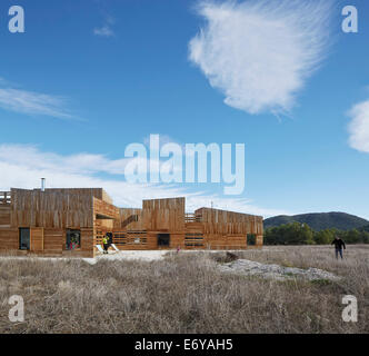 Maison pour trois sœurs, Bullas, Espagne. Architecte : Blancafort-Reus Arquitectura, 2011. Banque D'Images