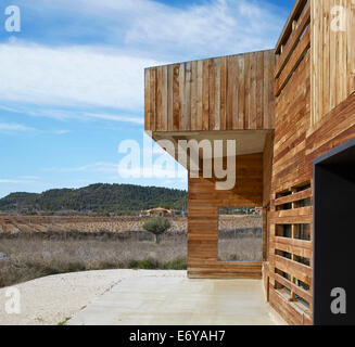 Maison pour trois sœurs, Bullas, Espagne. Architecte : Blancafort-Reus Arquitectura, 2011. Banque D'Images