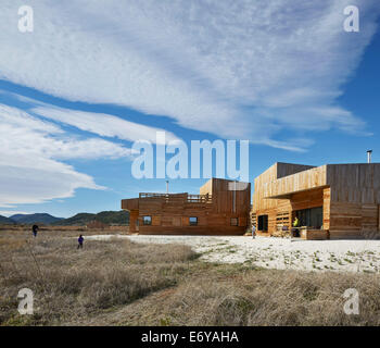 Maison pour trois sœurs, Bullas, Espagne. Architecte : Blancafort-Reus Arquitectura, 2011. Banque D'Images