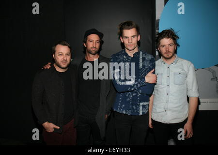 Flatt Livre 6 Fête de lancement au National Arts Club - à l'intérieur comprend : goodbyemotel Où : New York, New York, United States Quand : 27 Mars 2014 Banque D'Images