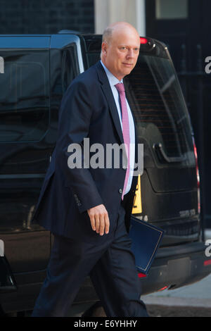 Londres, Royaume-Uni. 2e Septembre, 2014. Secrétaire de la Justice Chris Grayling arrive pour une réunion du Cabinet, au 10 Downing Street, le mardi 2 septembre 2014. Credit : Heloise/Alamy Live News Banque D'Images