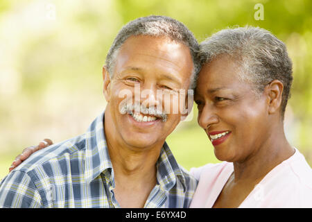 Family portrait romantique Banque D'Images
