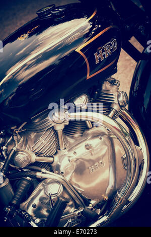 Vincent HRD Vintage moto. Classic british bike Banque D'Images