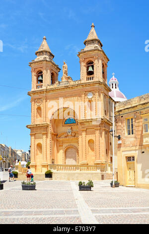 Église Notre-Dame de Pompéi Marsaxlokk Malte Europe Banque D'Images