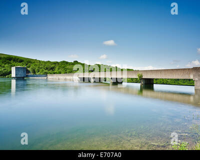 Réservoir sur le lac Wimbleball, Exmoor National Park, Angleterre, Royaume-Uni Banque D'Images