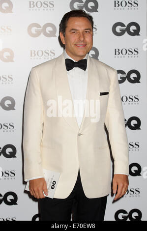 David Walliams arrive pour le GQ Hommes de l'année 2014. Banque D'Images