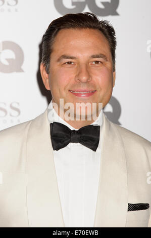 David Walliams arrive pour le GQ Hommes de l'année 2014. Banque D'Images