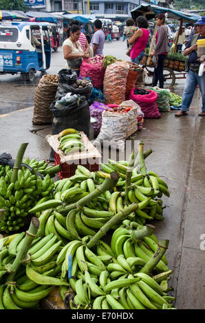 Marché de fruits à Tingo Maria. huanuco ministère. au Pérou. Banque D'Images