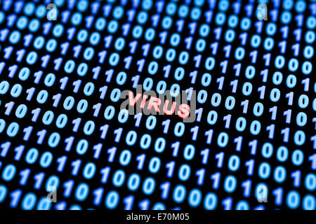 Arrière-plan de virus Banque D'Images