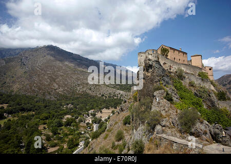 Citadelle, Corte, Corse, France Banque D'Images