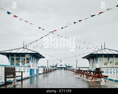 Jetée de Llandudno, Conwy County Borough, au Pays de Galles Banque D'Images