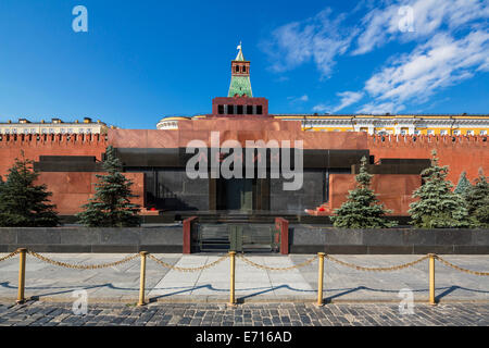 La Russie, Moscou, la Place Rouge avec le mausolée de Lénine Banque D'Images