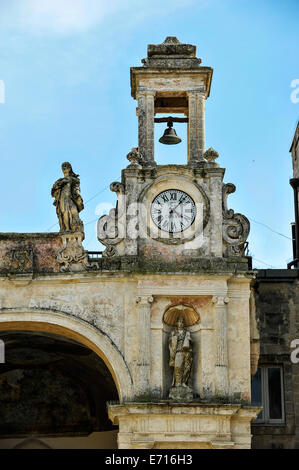 Italie Basilicate Matera Palazzo del Sedile construit en 1540 abrite aujourd'hui l'École de musique conservatorie Banque D'Images