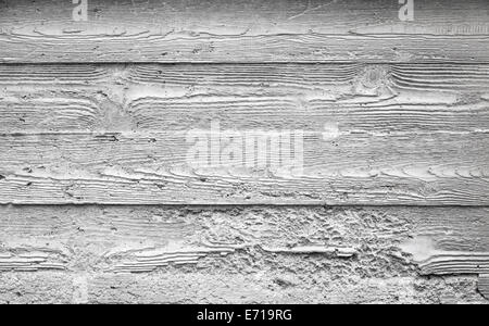 Mur de béton gris avec motif texture de fond en bois Banque D'Images