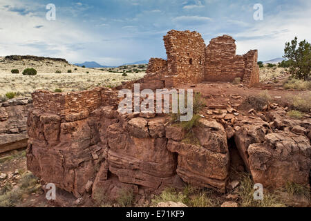 Box Canyon Wupatki Ruines - Le Monument National est un Monument National situé dans le centre-nord de l'Arizona, près de Flagstaff. Banque D'Images