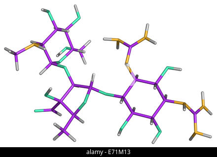 Molécule streptomycine Banque D'Images