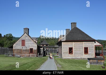 Le Centre du patrimoine mondial à Grand Portage National Monument au Minnesota. Banque D'Images