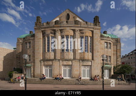 Stadttheater, ou Théâtre de la ville, l'Art Nouveau, construit en 1908-1909, Osnabrück, Basse-Saxe, Allemagne Banque D'Images