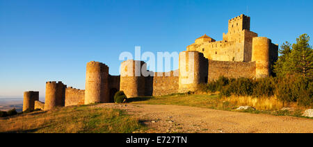 Le Château de Loarre, Province de Huesca, Aragon, Espagne Banque D'Images