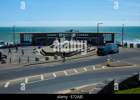 Boscombe pier head Banque D'Images