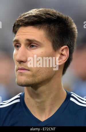 Düsseldorf, Allemagne. 06Th Nov, 2014. L'Argentine Federico Fernandez pendant le match international entre l'Allemagne et l'Argentine à l'Esprit Arena de Düsseldorf, Allemagne, 03 septembre 2014. Photo : BERND THISSEN/dpa/Alamy Live News Banque D'Images