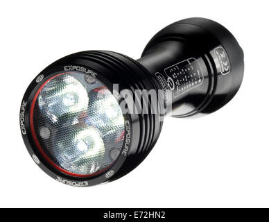 Equinox Exposition 2000 lumen LED torch ou lampe de poche. Banque D'Images