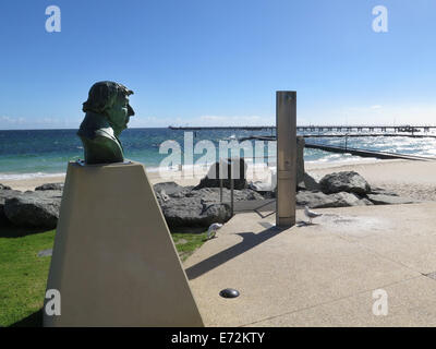 Baudin sculpture à Busselton Jetty en Australie de l'Ouest Banque D'Images