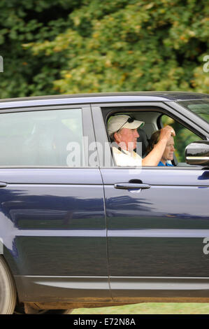 Burghley House, Stamford, Lincolnshire, Royaume-Uni . 06Th Nov, 2014. Le capitaine Mark Phillips à l 2014 Land Rover Burghley Horse Trials a tenu à Burghley House, Stamford, Lincolnshire : Jonathan Clarke/Alamy Live News Banque D'Images