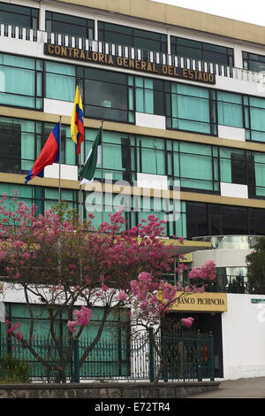 Le bâtiment de la Contraloria General del Estado (Government Accountability Office) à Quito, Equateur Banque D'Images