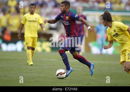 Pamplona, Espagne. 31 août, 2014. Rafinha (Barcelone) Football/soccer : espagnol 'Liga Espanola' match entre Villarreal et Barcelone à la Stade El Madrigal à Vila-Real, Espagne . © Kawamori Mutsu/AFLO/Alamy Live News Banque D'Images