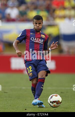 Pamplona, Espagne. 31 août, 2014. Rafinha (Barcelone) Football/soccer : espagnol 'Liga Espanola' match entre Villarreal et Barcelone à la Stade El Madrigal à Vila-Real, Espagne . © Kawamori Mutsu/AFLO/Alamy Live News Banque D'Images