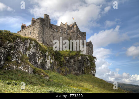 Duart Castle, sur l'île de Mull, en Ecosse. Banque D'Images