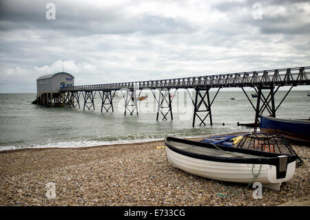 Station de sauvetage de la RNLI à Selsey Bill dans le West Sussex, Angleterre Banque D'Images